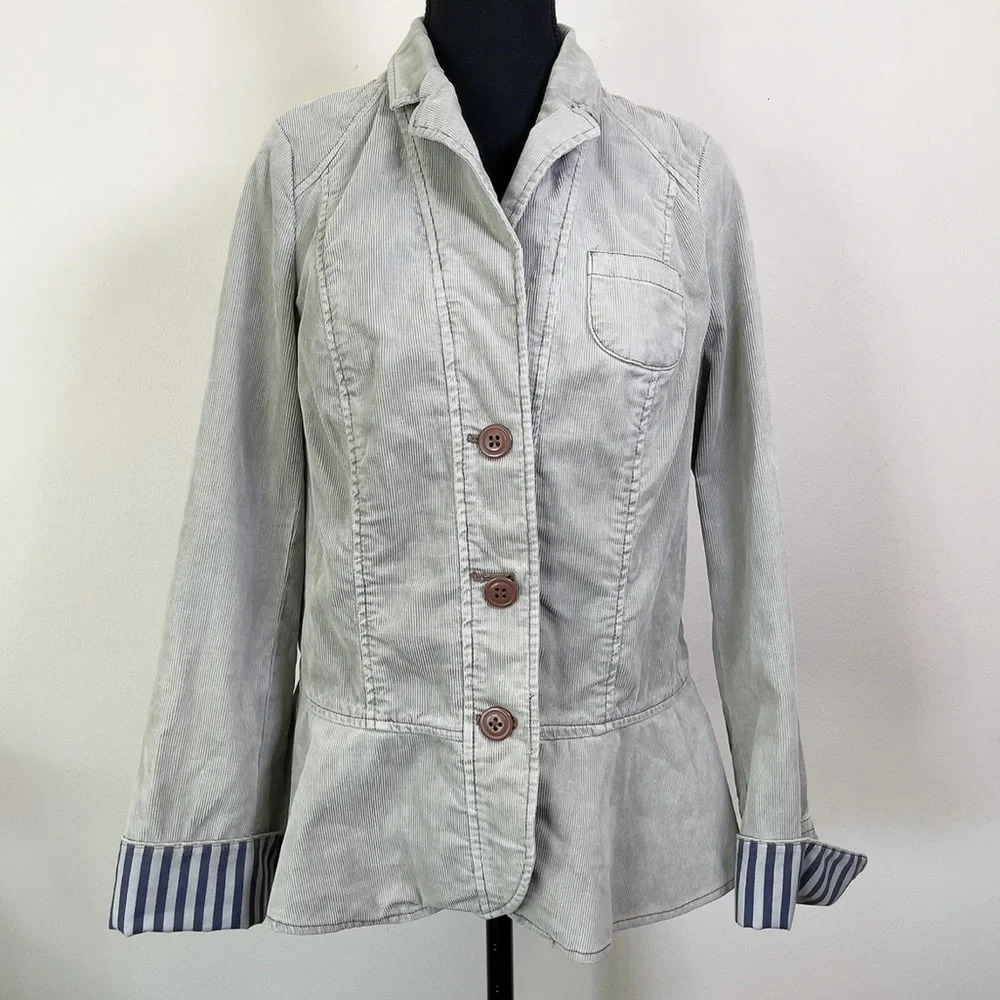 Anthropologie Pilcro and the  Letterpress Corduroy Blazer